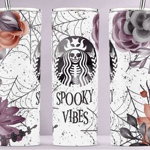 🎃- Starbucks Fall Witch Tumbler 20 oz, Lid, Straw Gift Box
